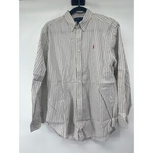 Ralph Lauren Men's Striped Button Down Shirt Classic